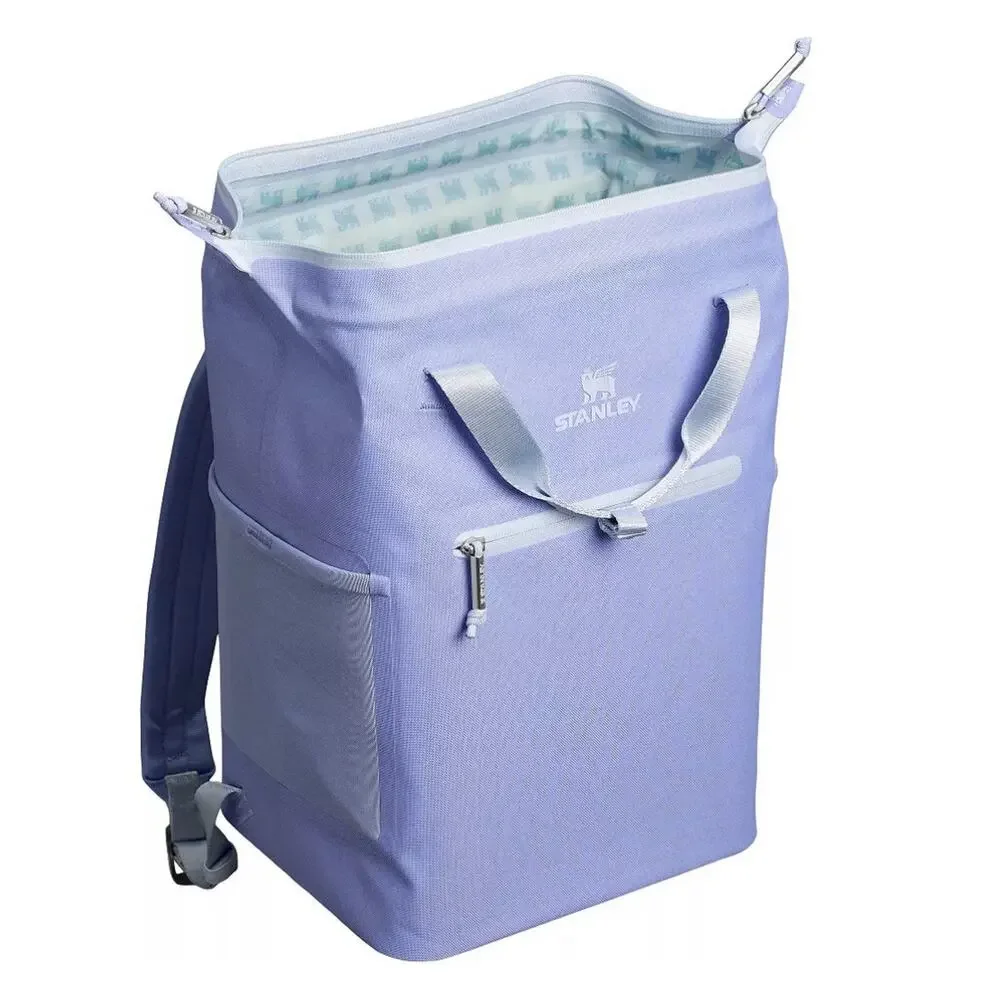 Stanley All-Day Madeleine Midi 15qt Soft Sided Backpack Cooler - Hydrangea New - Picture 2 of 5